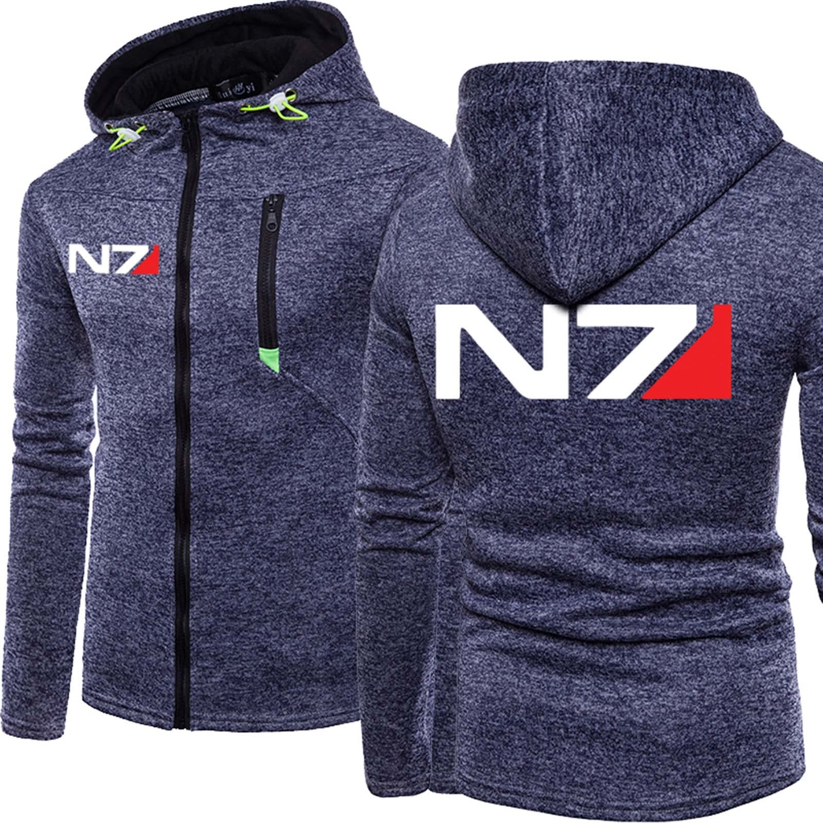 Amazon.co.jp: メンズャケットN7パーカー長袖カーデジッパーコート